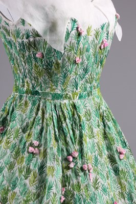 Lot 92 - An embroidered organza dress, attributed to...
