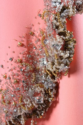 Lot 116 - A Valentino couture salmon-pink crêpe evening...
