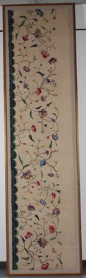 Lot 280 - An Arthur Lee & Co. embroidered valance panel,...