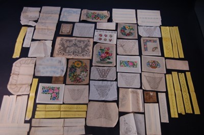 Lot 230 - A group of embroidery 'Berlin' patterns and...
