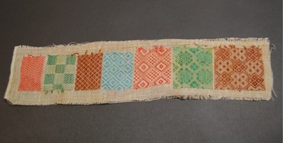 Lot 264 - An embroidered cradle cover, English, circa...
