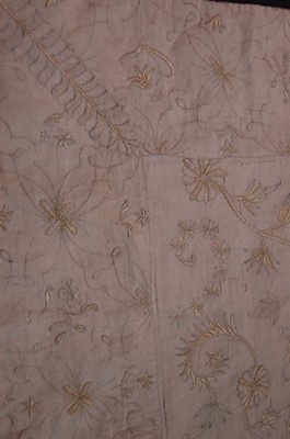 Lot 264 - An embroidered cradle cover, English, circa...