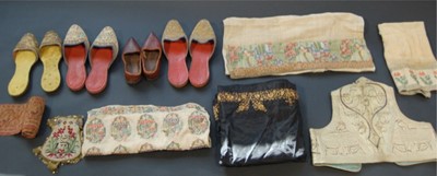 Lot 268 - An embroidered sash, Ottoman, early 19th...