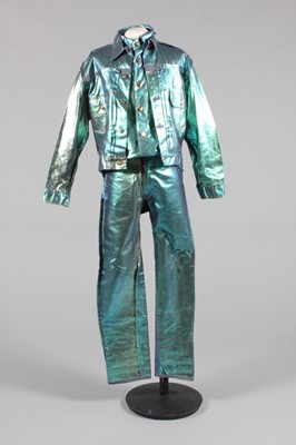 Lot 111 - A Vivienne Westwood deconstructed foil suit,...