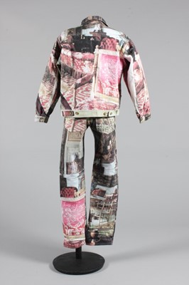 Lot 113 - A Vivienne Westwood 'Salon' print denim jacket...