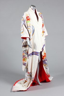 Lot 123 - Jerry Hall's embroidered Japanese wedding...