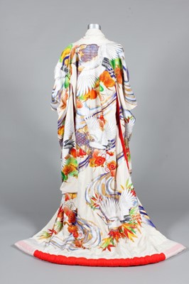 Lot 123 - Jerry Hall's embroidered Japanese wedding...
