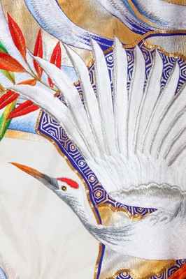 Lot 123 - Jerry Hall's embroidered Japanese wedding...