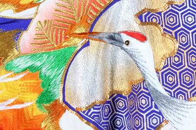 Lot 123 - Jerry Hall's embroidered Japanese wedding...