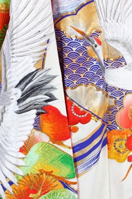 Lot 123 - Jerry Hall's embroidered Japanese wedding...
