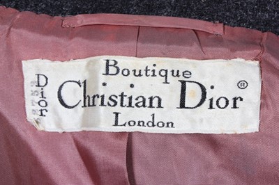 Lot 125 - A Michel Goma couture crimson tweed day dress,...