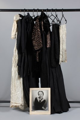 Lot 129 - A group of 1930-40s clothing, seven ensembles...