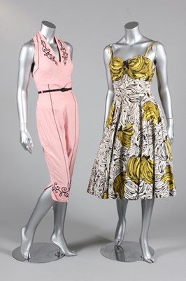 Lot 130 - A group of summer clothes, mainly 1950s-early...