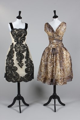 Lot 131 - Six 1950s cocktail/dance gowns, including...