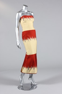 Lot 186 - An Herve Leger stretch elastane gown, 1990s,...