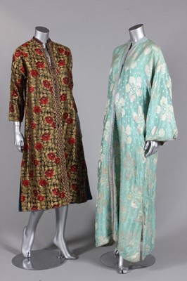 Lot 358 - Four brocaded North African robes, circa...