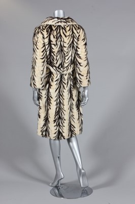 Lot 367 - An Intarzia mink coat, 1960s, labelled 'Pels...