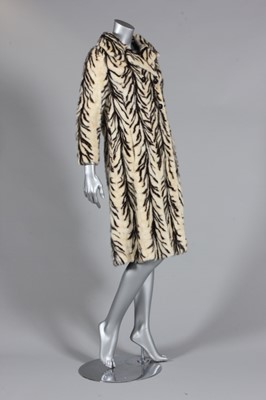 Lot 367 - An Intarzia mink coat, 1960s, labelled 'Pels...