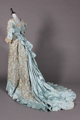 Lot 378 - An 1890s fancy dress gown, incorporating 1730s...