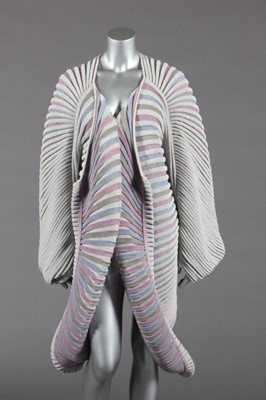 Lot 417 - A fine Issey Miyake 'Shell' knit coat, 1985,...