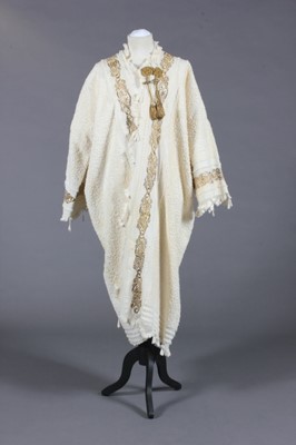 Lot 426 - A man's wedding robe and towels, Turkish, 20th...