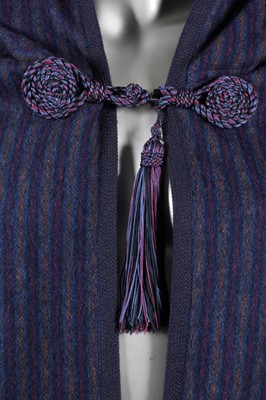 Lot 428 - An Yves Saint Laurent Rive Gauche striped blue...