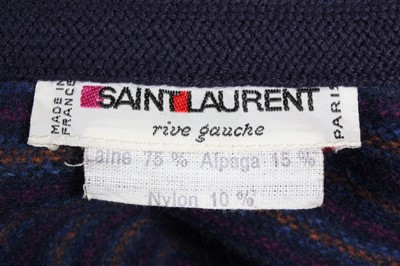 Lot 428 - An Yves Saint Laurent Rive Gauche striped blue...