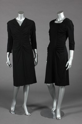 Lot 448 - Little black dresses, 1950s-early 60s,...