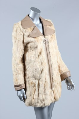 Lot 31 - A Mary Quant goat-skin mini coat-dress, mid...