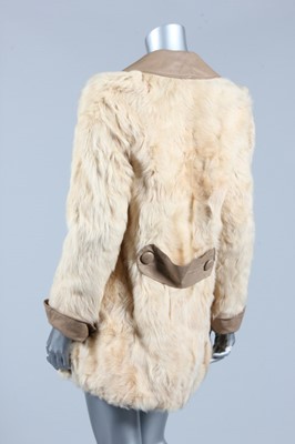 Lot 31 - A Mary Quant goat-skin mini coat-dress, mid...