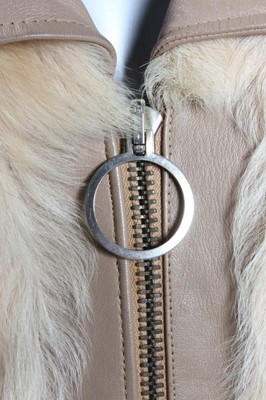 Lot 31 - A Mary Quant goat-skin mini coat-dress, mid...