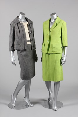 Lot 89 - Two Christian Dior New York suits, 1960s,...