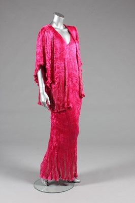 Lot 66 - A fine Patricia Lester shocking pink `Delphos'...