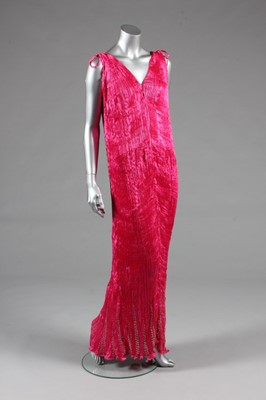 Lot 66 - A fine Patricia Lester shocking pink `Delphos'...