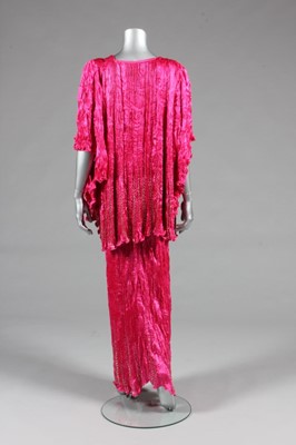 Lot 66 - A fine Patricia Lester shocking pink `Delphos'...
