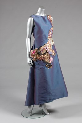 Lot 180 - A Christian Lacroix shot taffeta evening gown,...