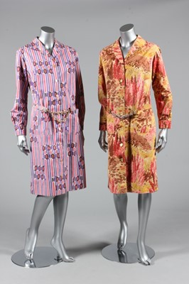 Lot 350 - Two Emilio Pucci printed cotton coats, late...