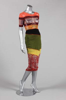 Lot 61 - A Jean Paul Gaultier printed transparent...