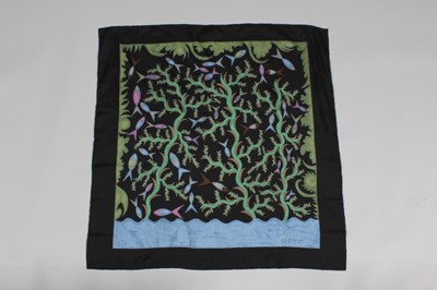 Lot 69 - Scottie Wilson for Ascher printed silk square,...