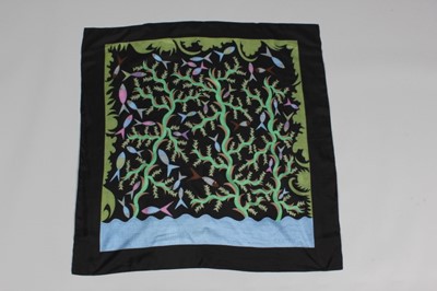 Lot 70 - Scottie Wilson for Ascher printed silk square,...