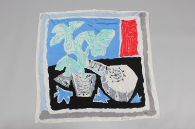 Lot 73 - Antoni Clav for Ascher printed silk square,...