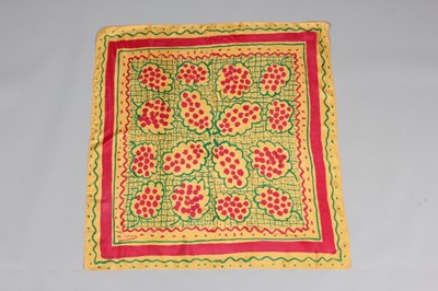 Lot 75 - A Derain for Ascher 'Grapes' printed silk...