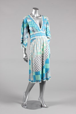 Lot 97 - A Pucci printed silk jersey dress, late 1960s,...