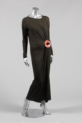 Lot 4 - A Jean Paul Gaultier draped grey jersey gown,...