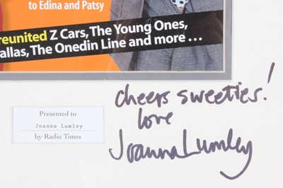 Lot 1 - The Absolutely Fabulous Joanna Lumley Auction -...