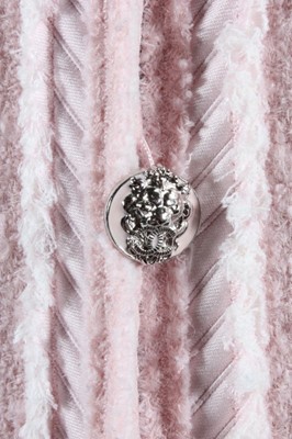 Lot 17 - A Chanel pink wool suit, circa 2010, boutique...