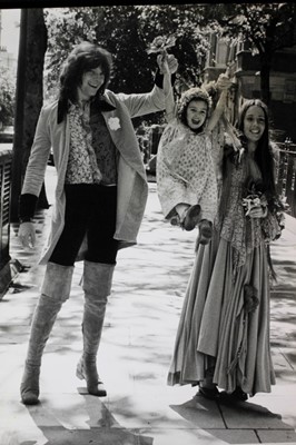 Lot 176 - The hippy-style wedding dress worn by Nikki...