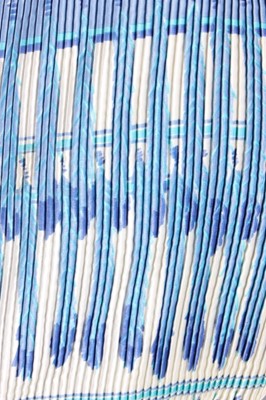 Lot 186 - A Zandra Rhodes 'Indian Feather Sunprint'...