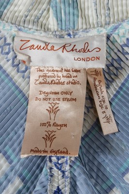 Lot 186 - A Zandra Rhodes 'Indian Feather Sunprint'...