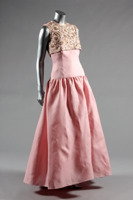 Lot 271 - A Valentino couture pale pink gazar ball gown...